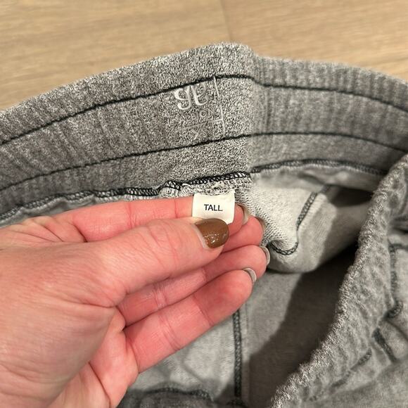 ALBION FIT Heathered Gray At Ease Jogger Pants Bottoms Active Lounge Sz XS Tall - Picture 9 of 13